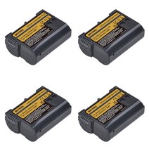 니콘 카메라 호환 백업 배터리 2280mAh C C Nikon Z5 Z6 Z6 II Z7 Z7II D780 D850 D7500 D500 D600 LED 이중 충전기, 4 개