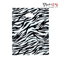 봉투야닷컴 LDPE 20호 (20x29cm) 50장 비닐쇼핑백, 지브라