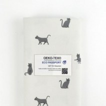 친환경 오코텍스인증 99.99%항균항염원단 E-DTP 면20수) MYS1348 고양이집사 러시안블루