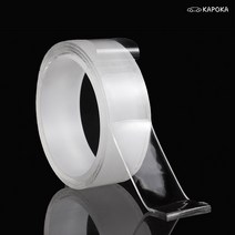 (1+1+1) 초강력 나노양면테이프 3개1세트 (2mm 두께) 강력 겔 투명 무중력 접착 나노 실리콘, 3개