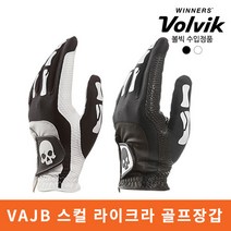 스포츠_ 볼빅 VAJB 스컬 라이크라 골프장갑 왼손 여성 2020년, (여성) 화이트 S