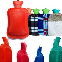 이티엔 PVC 보온 물 주머니 2000ml 커버 포함 찜질 팩 어깨 팔 온 허리 목 손목 무릎 온열 온수, PVC보온물주머니2000mL+커버(색상랜덤)