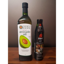 [코스트코] CHOSEN FOODS 100% 퓨어 아보카도 오일 1리터+블레이즈 발사믹 그레이즈, 1l
