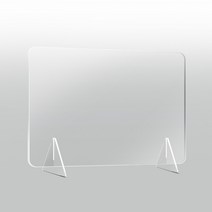 고투명 아크릴 가림판 3T (고정형), A형 600X450