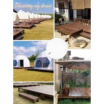 조립식평상 낚시터 야외테이블 마루 마당꾸미기, 90x90x36cm 플랫폼