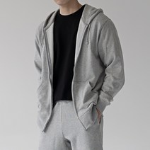 스타일에스 남성 여성 빅사이즈 오버핏 쭈리 무지 후드 집업 봄가을 후드티