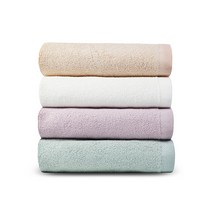 온누리타올 30수 고급 심플 죽사 대나무 호텔 수건 140g, 화이트