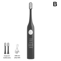전동칫솔 구강세정기 Mi 스마트 소닉 전동 칫솔 USB 충전식 방수 헤드, [02] B