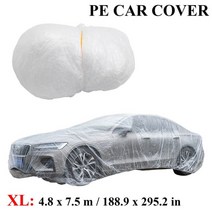 자동차비닐커버 덮게 주차 방수 하프 전면 반자동 자동 본넷 승용차 호로 호루 새똥방지 U, XL