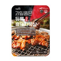 과일품은 듀록 흑돼지 양념 목살, 4개, 500g
