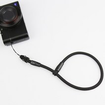 코엠 컴팩트 카메라 손목스트랩 리코GR3X/소니ZV-1F/소니RX100, 1개, 컴팩트 손목 - 블랙