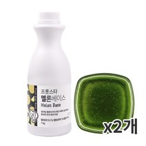 프룻스타 냉장 멜론 베이스 1kg 2개묶음, 단품, 단품