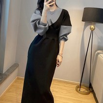 아리엘스타일 센스있는 캐주얼룩 프링글원피스
