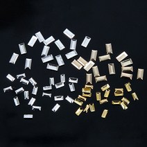 GDC593 네일아트파츠 메탈스톤_직사각 (1.7x3mm 2x4mm선택), S골드(1.7x3mm)
