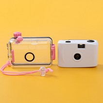 재사용카메라 방수 토이카메라(화이트핑크) 뉴트로, 상세페이지 참조