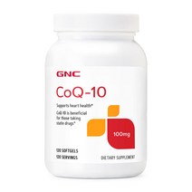 GNC 코큐텐 100mg 120정 코엔자임 COQ 10, 1개, 120개