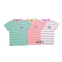 베네통키즈 AK분당점 베네통키즈 QATSX4931 여아스트라이프반팔T100~155