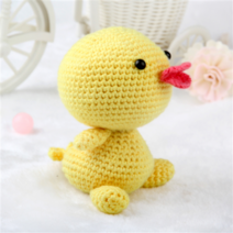 DIY 손뜨개질 코바늘 인형만들기 바늘뜨기, 09 오리 GZ0016, 1set