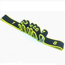 턱걸이밴드 근력운동 고무튜브 폴리에스터 라텍스 탄성 라틴 댄스 스트레칭 밴드 요가 풀 스트랩 벨트 루프 필라테스 체육관 피트니스 운동 저항, yellow