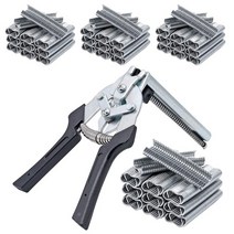 양계망 철조망 울타리 펜스 그물 농장 돼지 링 플라이어 도구 M 클립 스테이플 치킨 햄스터 새 토끼 메쉬