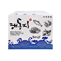 세이크린 천연펄프 무형광 해동지 중형 390mm 1200매, 1box