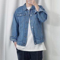 DX3 핏 잘빠진 기본 남자 데님자켓 청자켓
