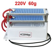 220v 110v 60gh 오존 발생기 휴대용 공기 청정기 ozonizador 공기 청정기 ozonizer 홈 ozonator o3 ozono 기계 긴 수명, 220V 60g