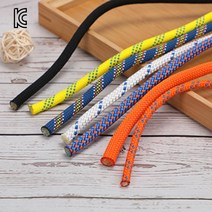 KC인증 12mm 스태틱 등산용로프 M단위판매 클라이밍 안전자일 튼튼한 밧줄, 레드