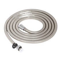 샤워기호스교체 꼬임방지 크롬 샤워호스 메탈줄 3M, 기본