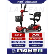 노인전동차 전동카 어르신 소형전기차, 24V, 12Ah납산 40마일300W 125cm