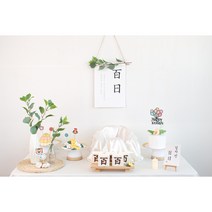 [소장용] 백일상대여 보다 저렴 예쁜 셀프 백일 촬영 돌상 100일상 상차림 키트 첫돌 백일, 04.보리수