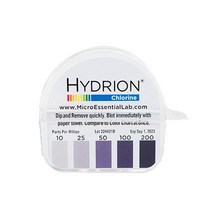 Hydrion CM240 염소농도측정페이퍼 UC-1046, 1개