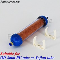 Pinuslongaeva 가스 필터 건조기 4 6 8 10 12 14 16mm 반복 사용 기계 공기 오존 부품의 서비스 수명을 연, 09 Style 2 Orange