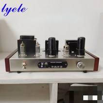 진공관 앰프 키트 블루투스앰프모듈 6p6p 증폭기 diy 키트 2 채널 클래스 a bluetooth5.0 hifi 사운드 증폭기 5w 2 전력 증폭기 6z4 tube, 완제품, 블루투스로