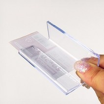 매대 가격판 베이커리 빵이름표 네임택 꽂이 케이스 L자 플라스틱 SET E