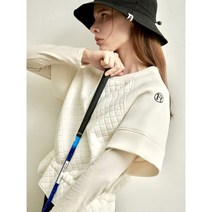 업피치 간절기 골프조끼 퀄팅 다이아 레이어드 티셔츠 여자 골프웨어