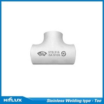 유성벤드 스텐 용접 관이음쇠 피팅 - TEE (S10) SUS316 25A-25A, 1개
