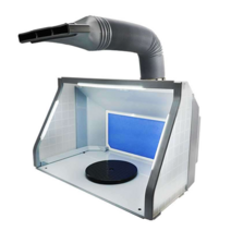 스프레이 부스 조절형 페인팅상자 집진기 배기팬 패쇄, E420DCK+배기팬+LED