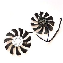 MSI Geforce GTX 1050Ti 2GT OC GTX1050 Ti 4GT-OC 그래픽 카드 팬용 HA8010H12F-Z 75mm 2 핀, 01 1lot_01 11