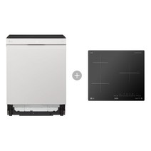 LG전자 [LG전자 공식인증점]LG DIOS 식기세척기 전기레인지 세트모델 DUBJ4EL+BEI3GQUO