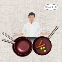 클래딘 명품 이연복 인덕션 스텐 통3중 플랫 후라이팬 궁중팬 웍 28cm, 궁중팬(웍) 28CM