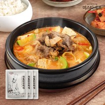 미스타셰프 차돌 된장찌개 500g 3팩