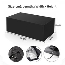 야외 피크닉 정원 테이블세트 이케아 테라스 탁자 방진 방수 야외 풀 풀 solid with drawstring 7 8 9 foot billiard table dust cover, 01 Black_01 225x115x82cm