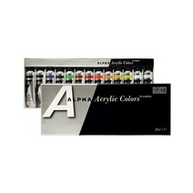 [코리아스퀘어] 알파색채 실버레벨 아크릴물감 20ml 13색