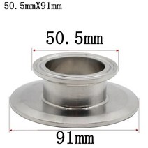스텐파이프 구조용 원형 사각 봉 파이프 주름관 인용 인용 플랜지, 50.5mmx91mm