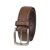 Columbia 컬럼비아 남성용 스탠다드 트리니티 로고 벨트 싱글 프롱 버클 브라운 M 34-36 US 366010