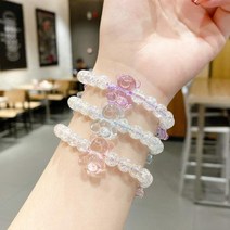 예쁜 긴 올림 머리 묶기 고무 줄 비즈 헤어 끈 3P, 상세페이지 참조, 상세페이지 참조