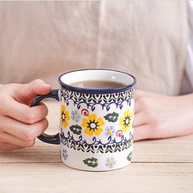 프라카 일자 머그컵 - 중 350ml, 레드달리온, 1개