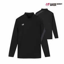 마스터바니에디션 골프 masterbunnyedition남성 로고 라인 이너티셔츠 M411A1TI007_BK, 005, BK