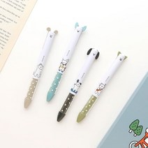 핑크풋 1000 꼬망2색볼펜 0.7mm 정품 랜덤